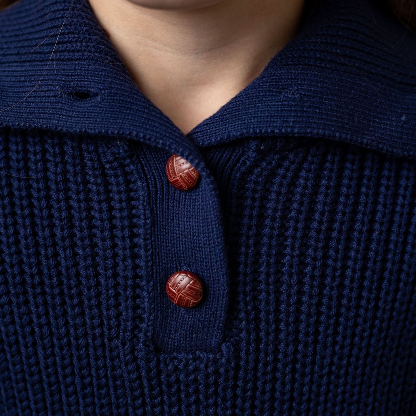 Organic Spread Collar Sweater - Baby
