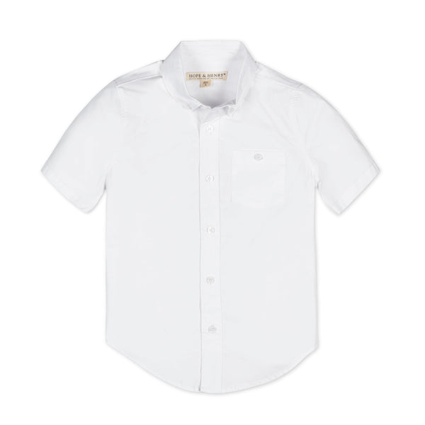 Organic Stretch Poplin Short Sleeve Shirt