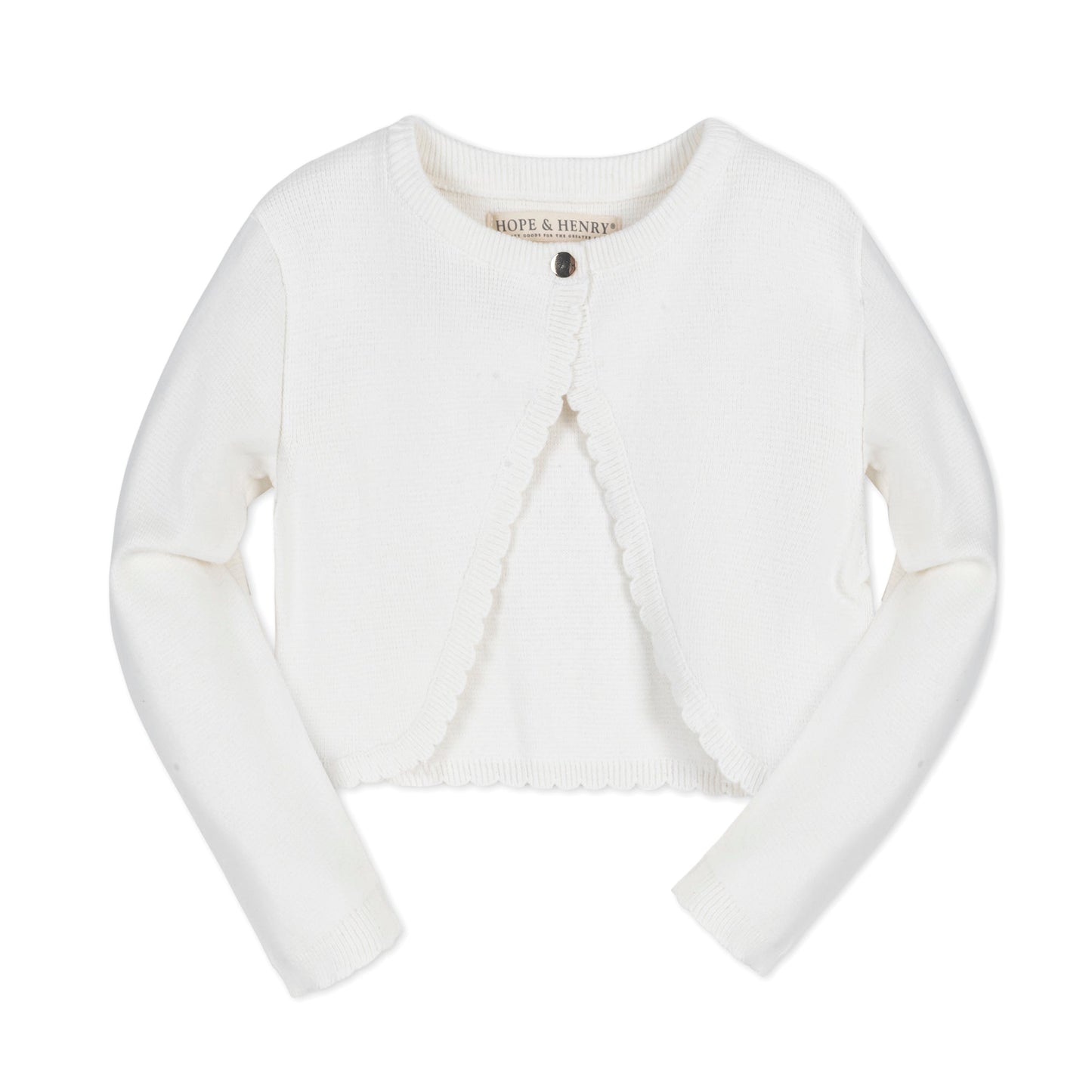 Organic Cropped Milano Cardigan