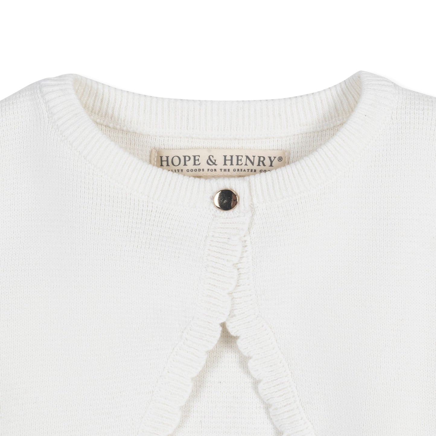 Organic Cropped Milano Cardigan