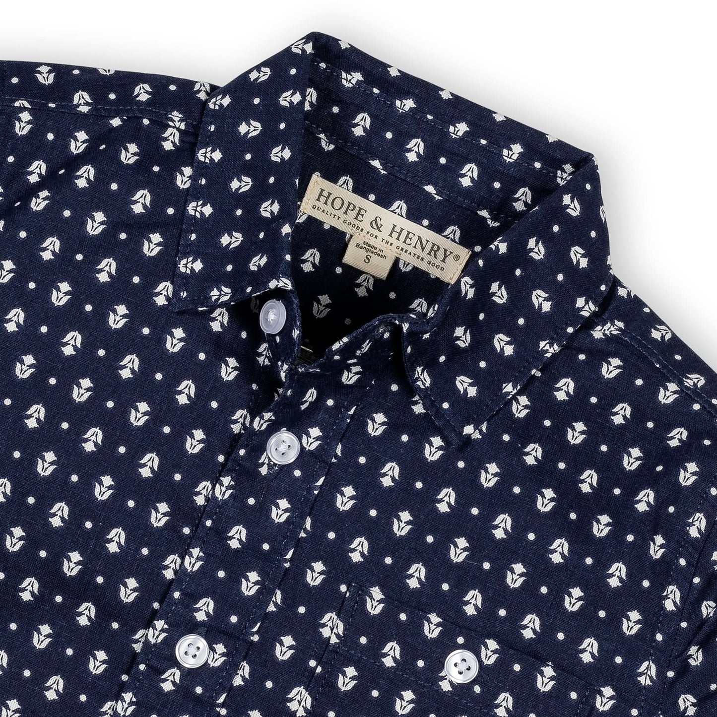 Linen Short Sleeve Button Down Shirt