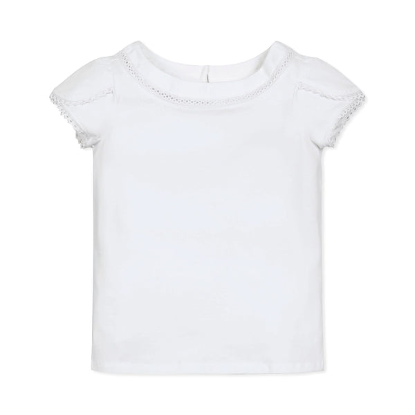 Organic Knit Top with Tulip Sleeves - Baby