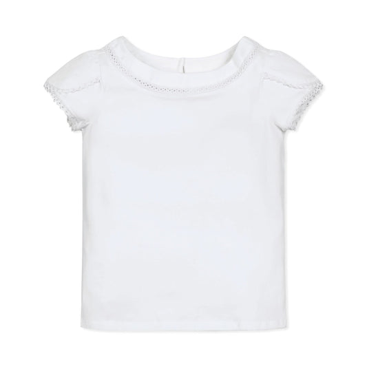 Organic Knit Top with Tulip Sleeves