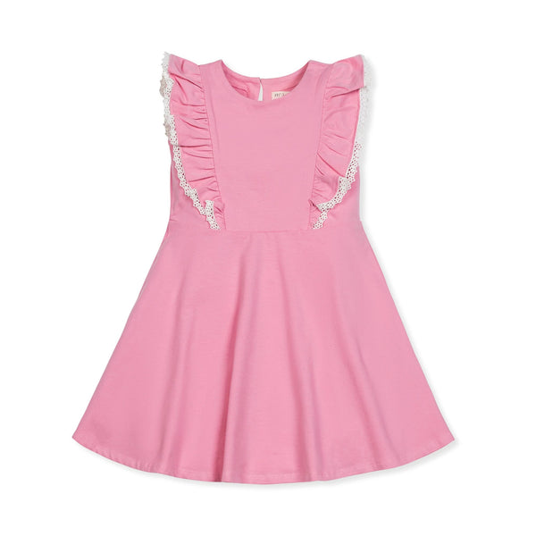 Sleeveless Organic Knit Pinafore Dress