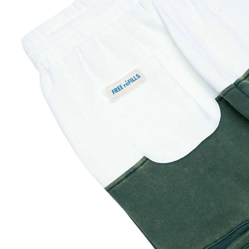 Radial Flare Sweatpants - Green