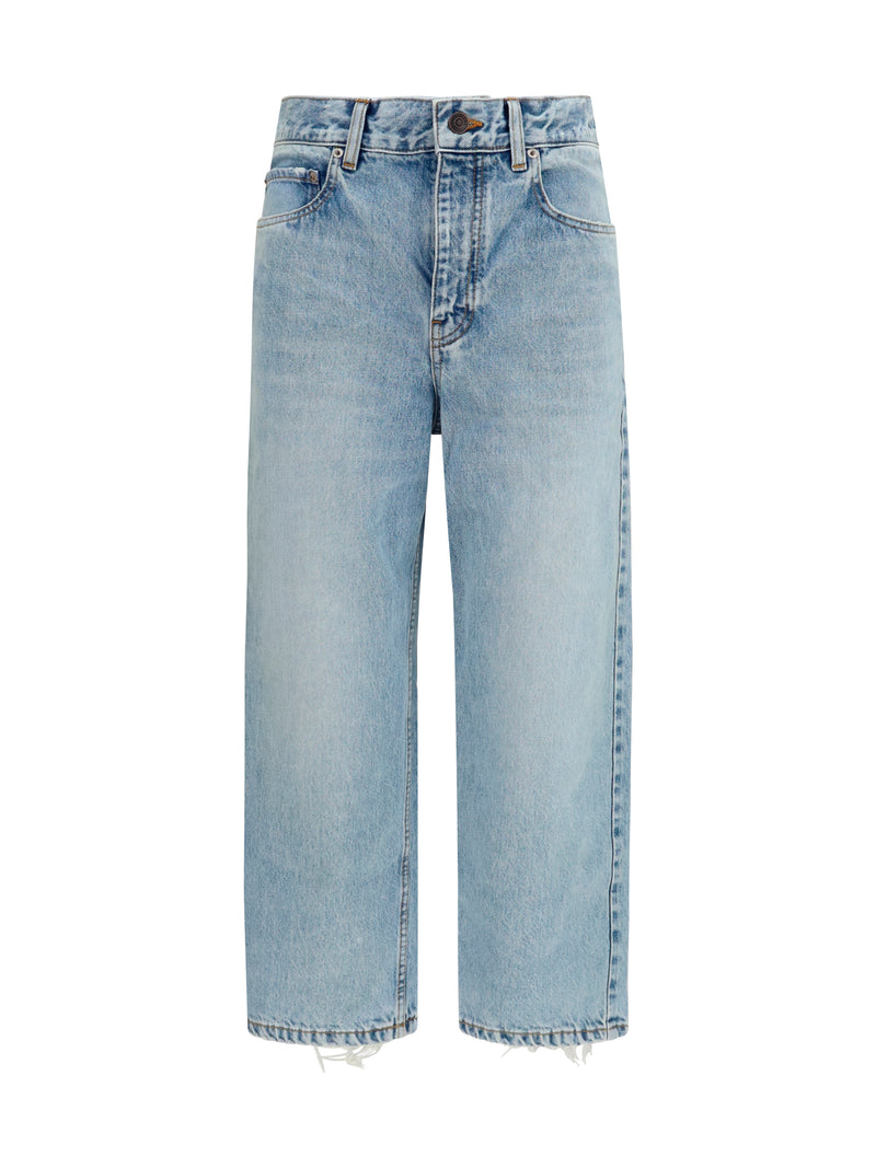 Capri Pants Jackie Bleach Light Blue
