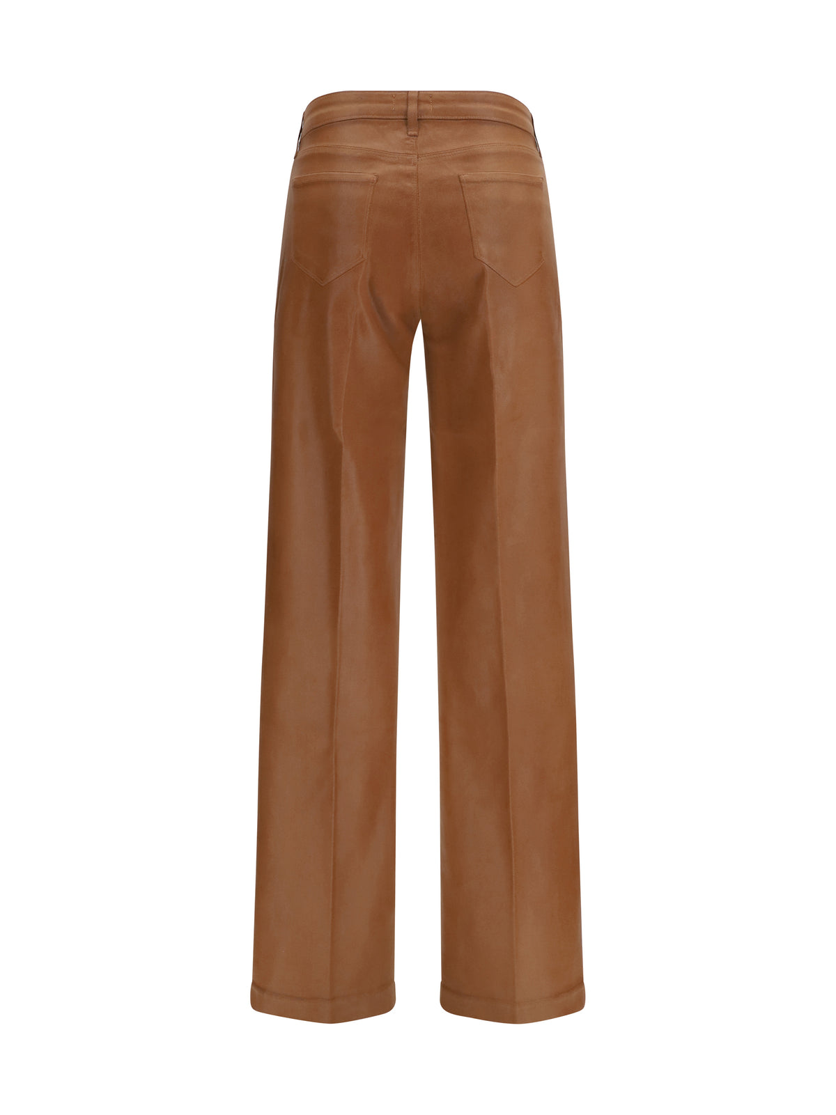 Wide Leg Jeans Clayton Light Cognac Coated
