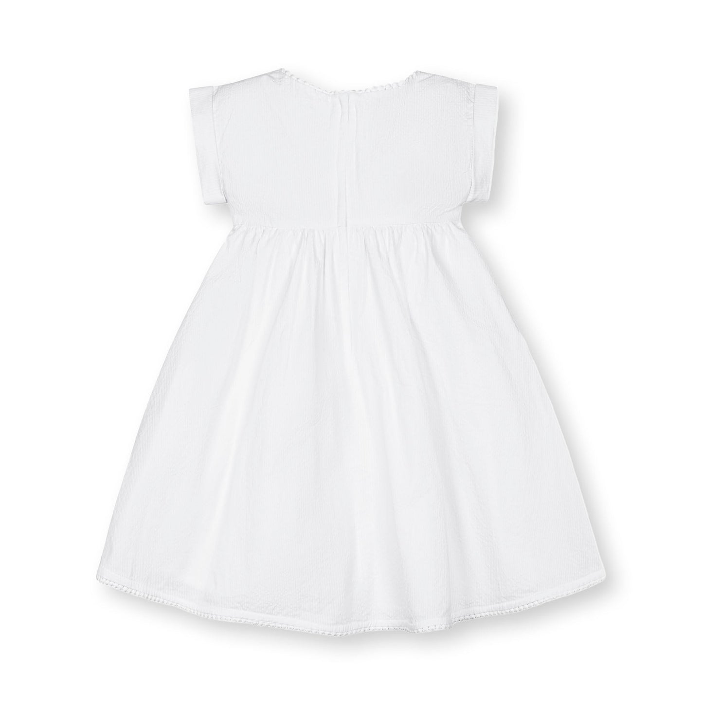 Organic Seersucker Empire Waist Dress