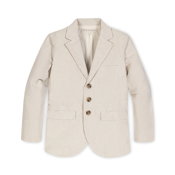 Organic Seersucker Suit Jacket