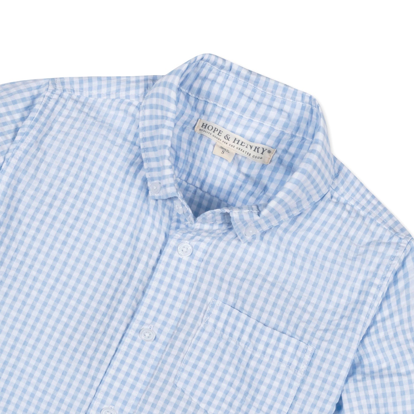 Organic Seersucker Shirt - Baby