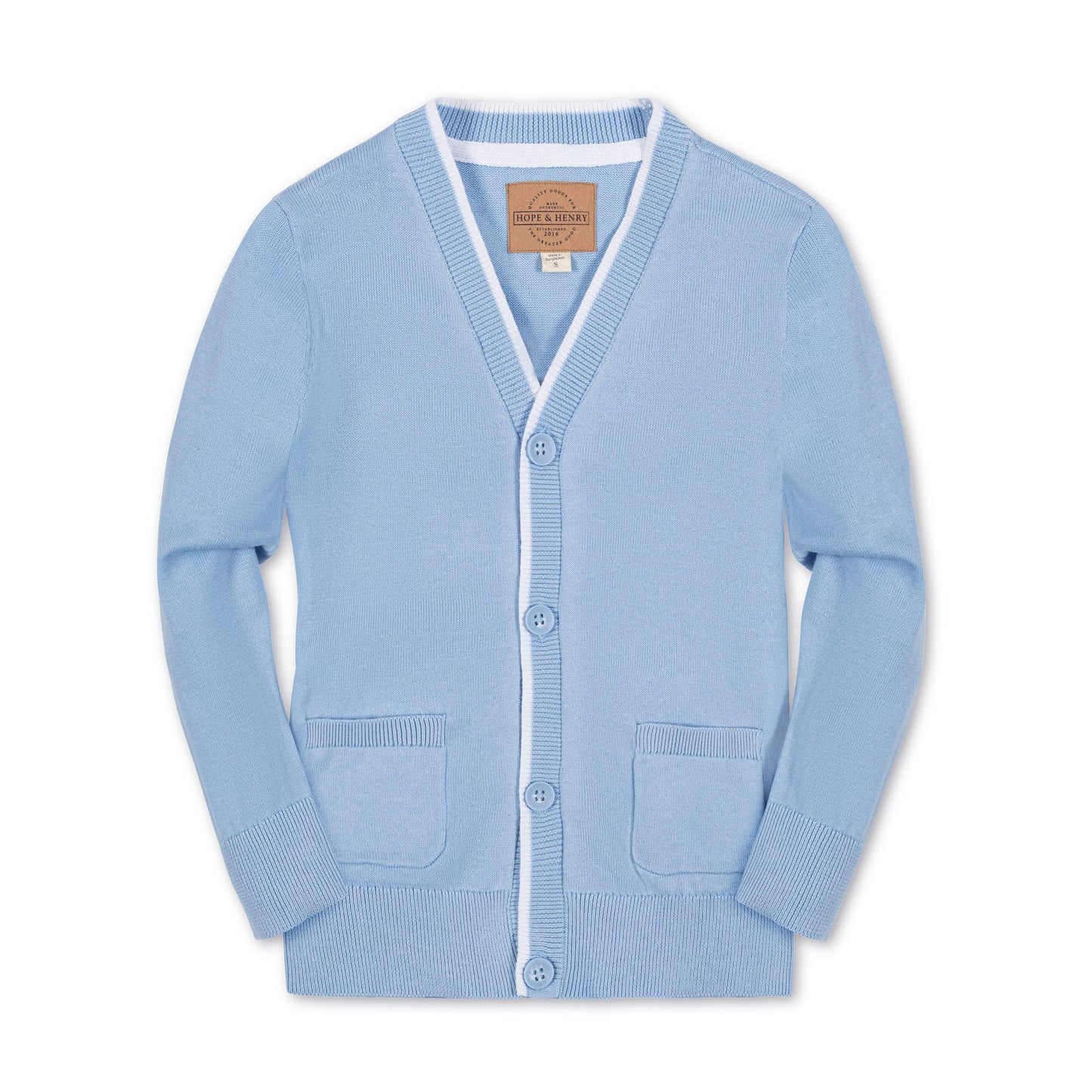 Organic Tipped Cardigan