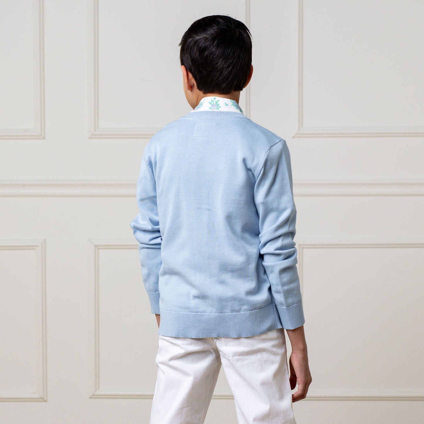 Organic Tipped Cardigan