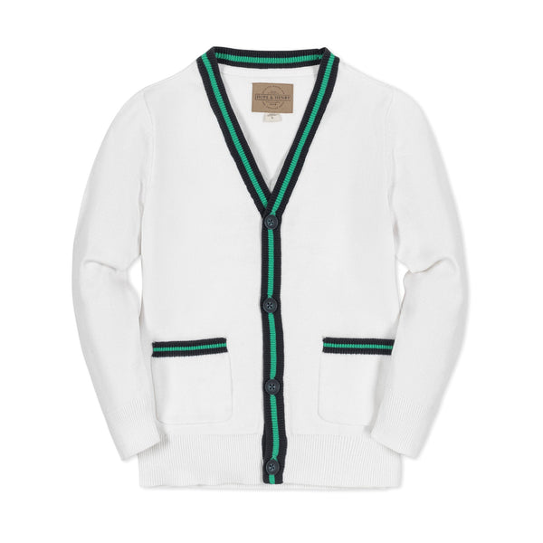 Organic Tipped Cardigan