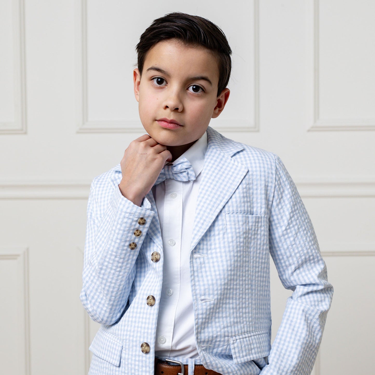 Seersucker Bow Tie