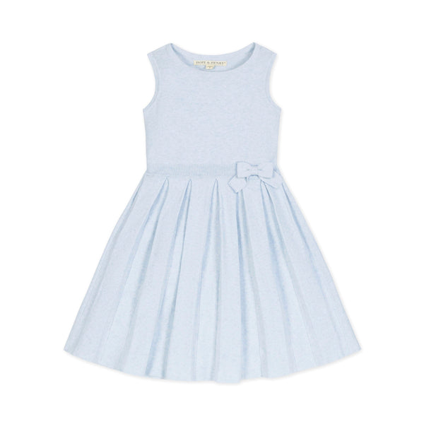 Organic Pleated Sweater Dress