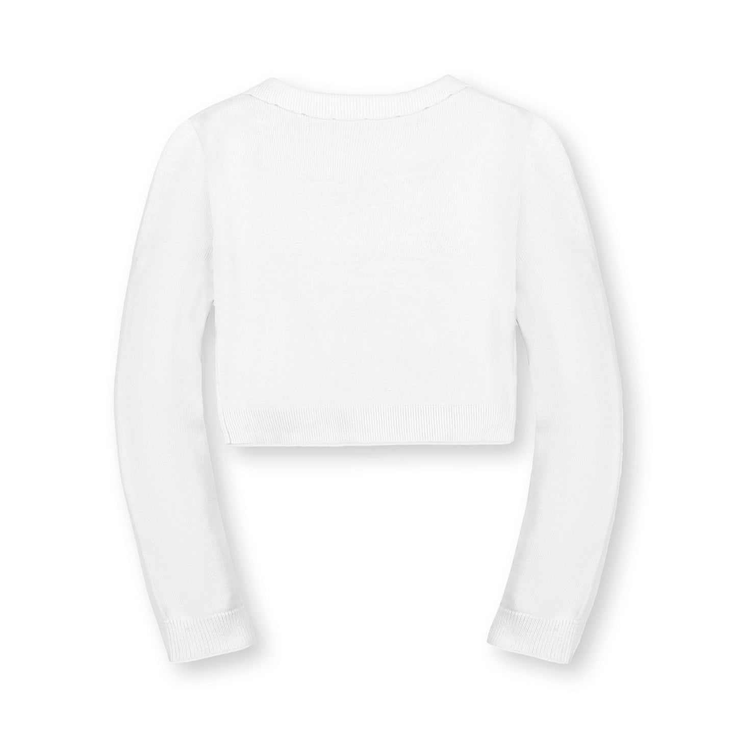 Organic Scallop Edge Cardigan