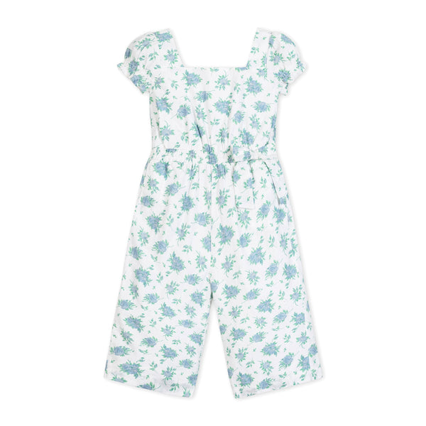 Linen Puff Sleeve Jumpsuit