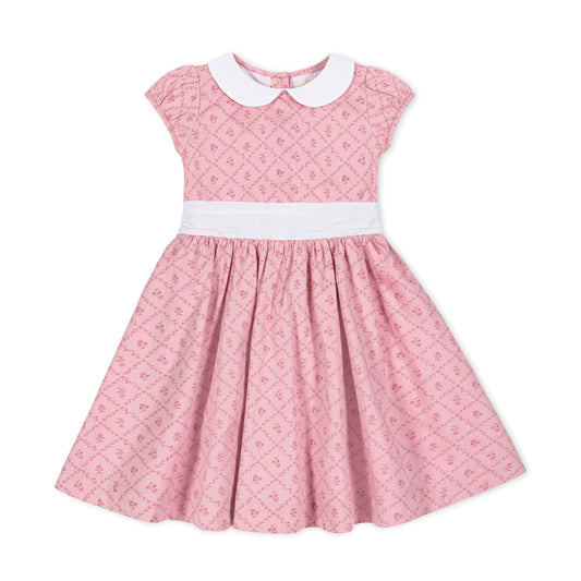 Organic Sateen Peter Pan Collar Dress