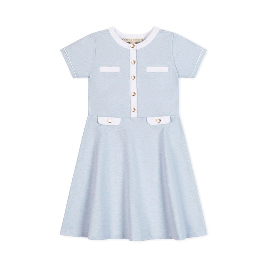 Organic French Terry Contrast Dress