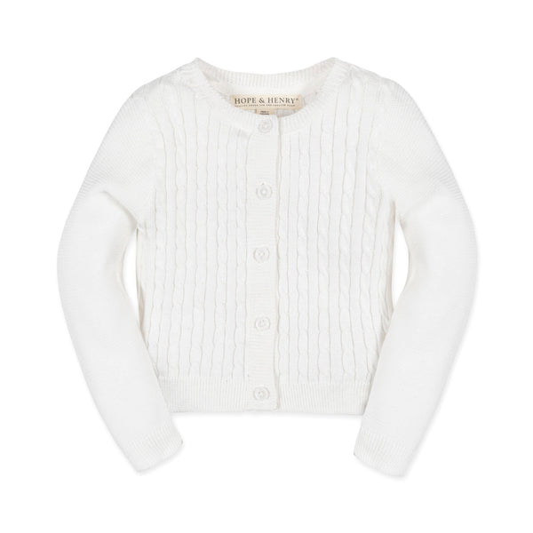 Organic Cable Cardigan Sweater - Baby