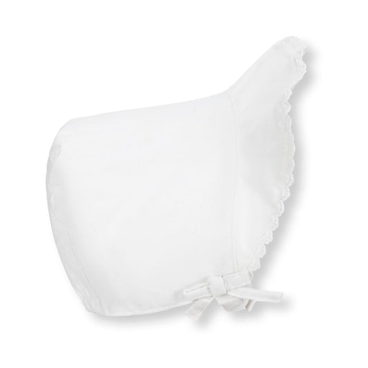 Brimmed Linen Bonnet
