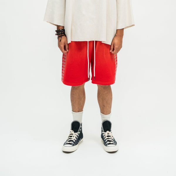FR Star Stud Shorts - Red
