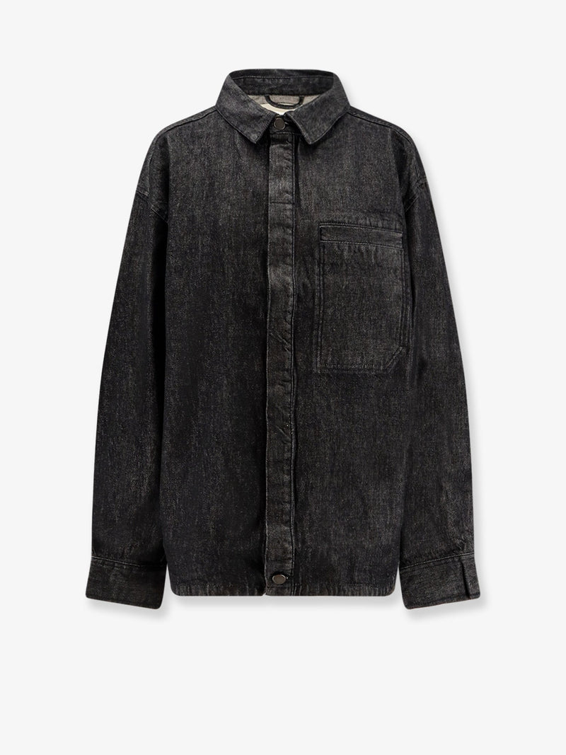 Herculean Black Denim Shirt/Jacket