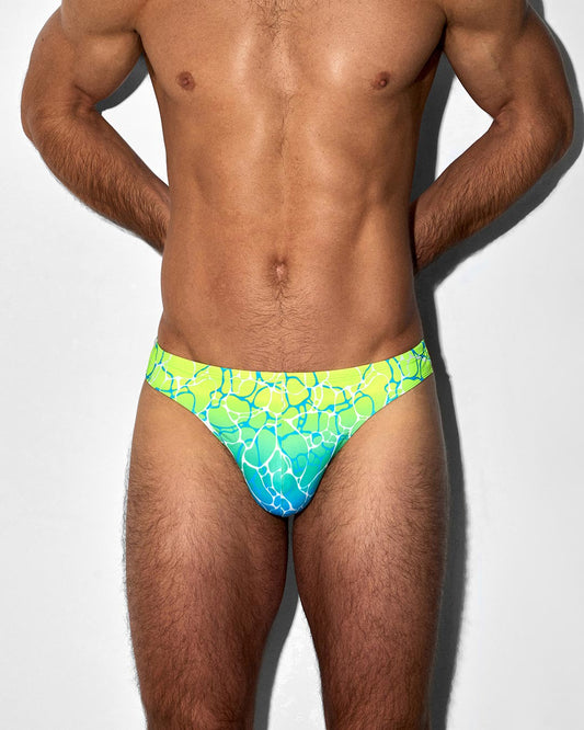 Swim Thong Acqua Yellow