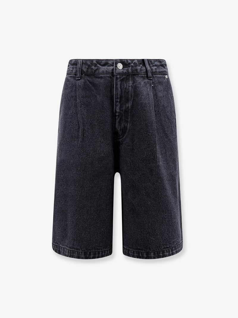 Denim Bermuda Shorts Black