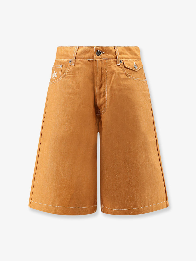 Denim Shorts Orange
