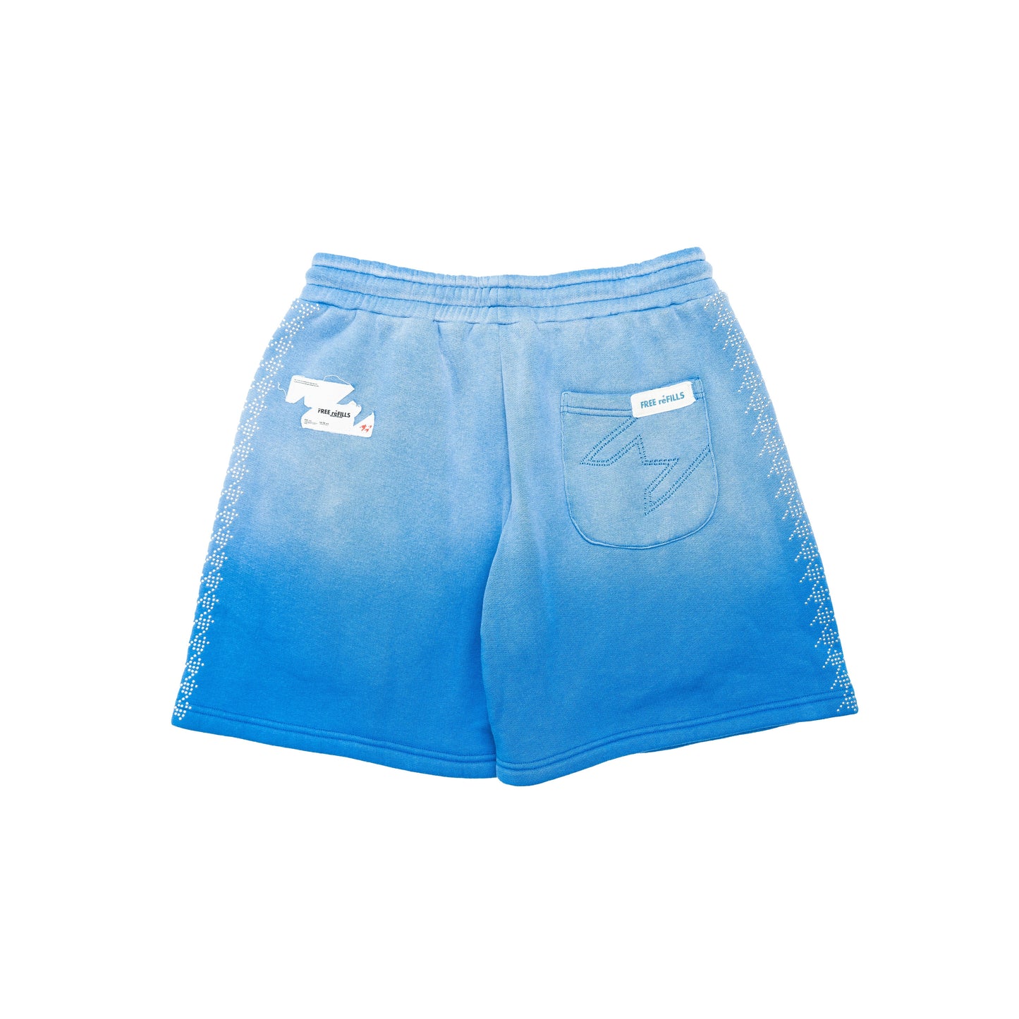 FR Star Stud Shorts - Blue