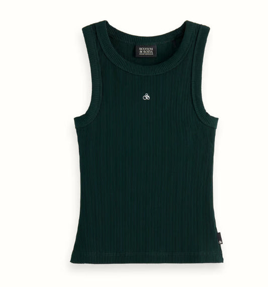 Scotch and Soda - Baby Rib Slim Fit Tank Top
