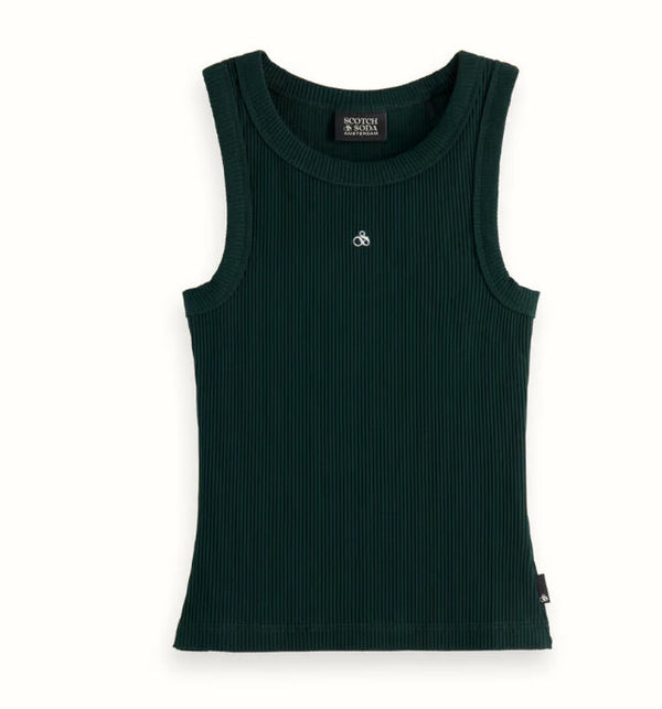 Scotch and Soda - Baby Rib Slim Fit Tank Top