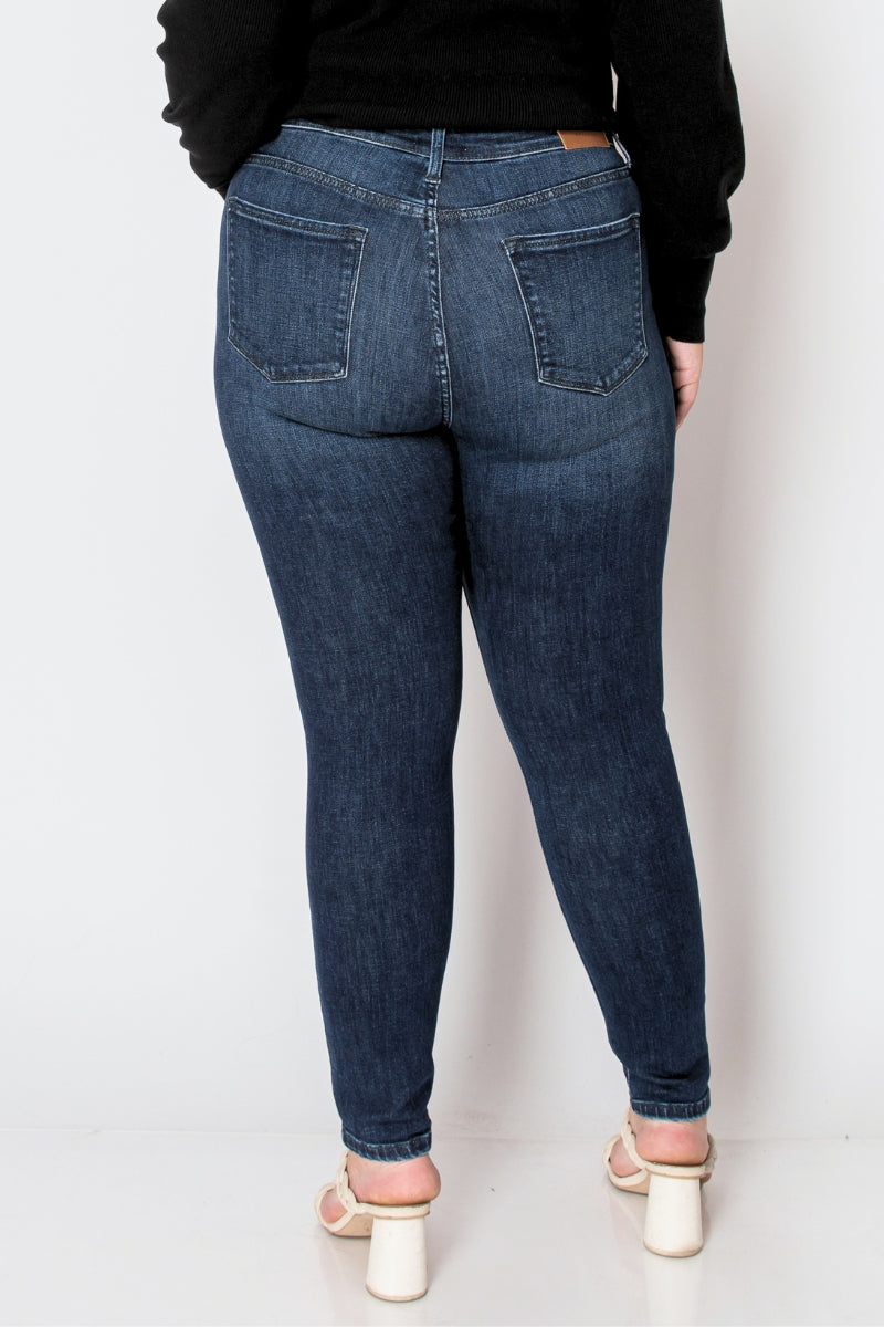 Noir Plus Corset High Rise Super Skinny Jeans