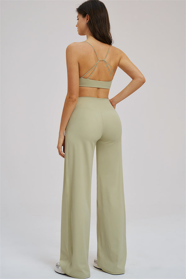 The Mosaic Sports Bra Straight Leg Pants 2-Piece Set