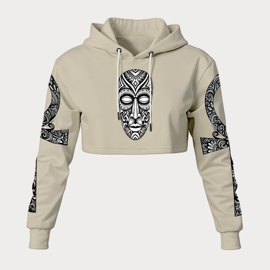 Sankofa™ The Incarnate Women's Cropped Hoodie