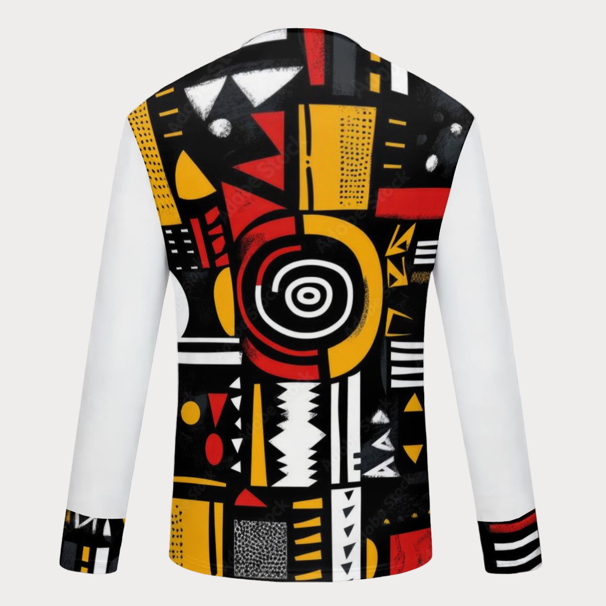 Sankofa™ Women's Quarter Zip Sport Shirt With Ndefu Sleeve