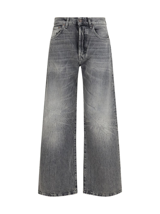 2021F Flare Jeans in Washed Grey