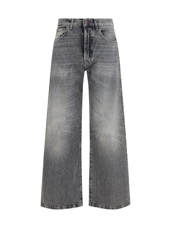 2021F Flare Jeans in Washed Grey