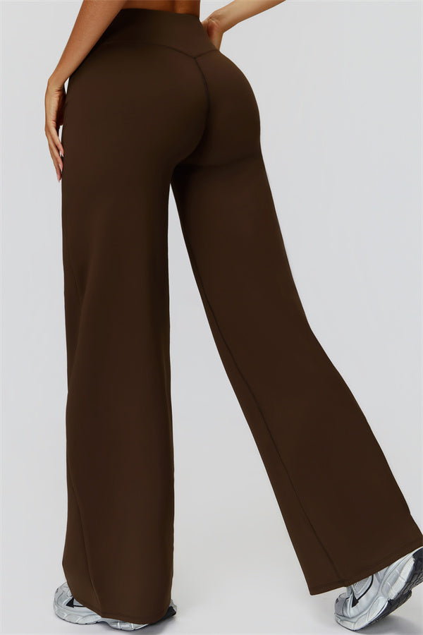 The FemmeFit Zip Jacket Straight Leg Pants 2-Piece Set