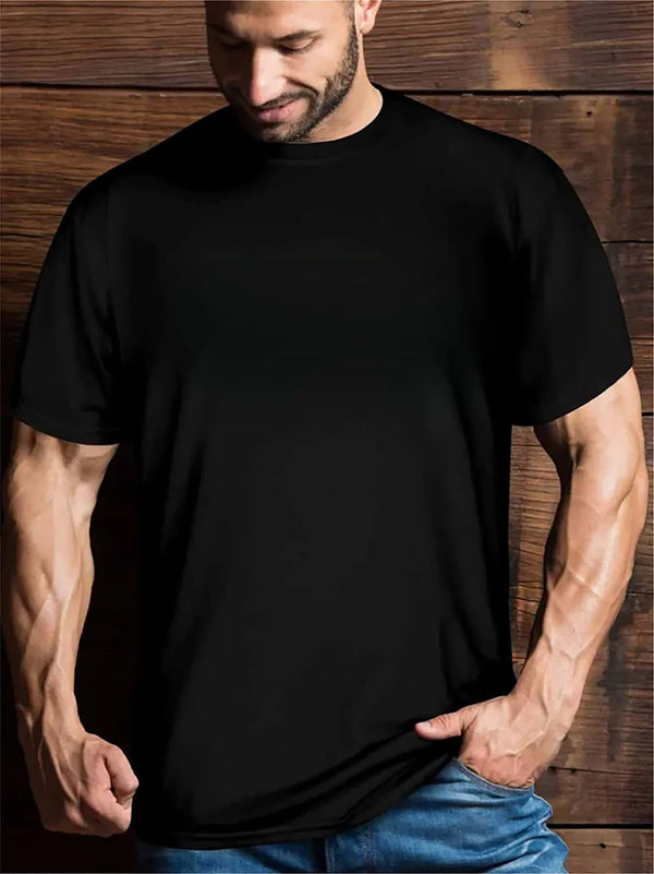 Plus Size Skull Graphic Shirt – 3D Back Print, Oversized Fit, Casual Streetwear for Men