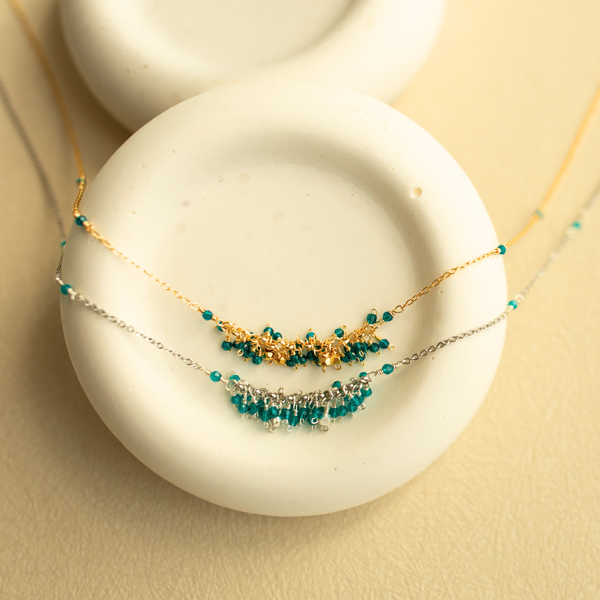 London Blue Quartz Reign Necklace