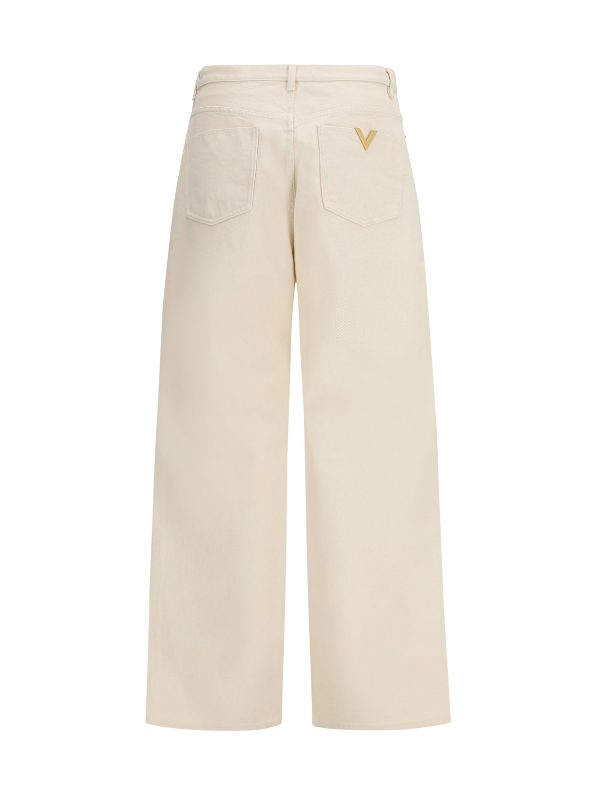 Valentino Denim Trousers Ivory, view 2