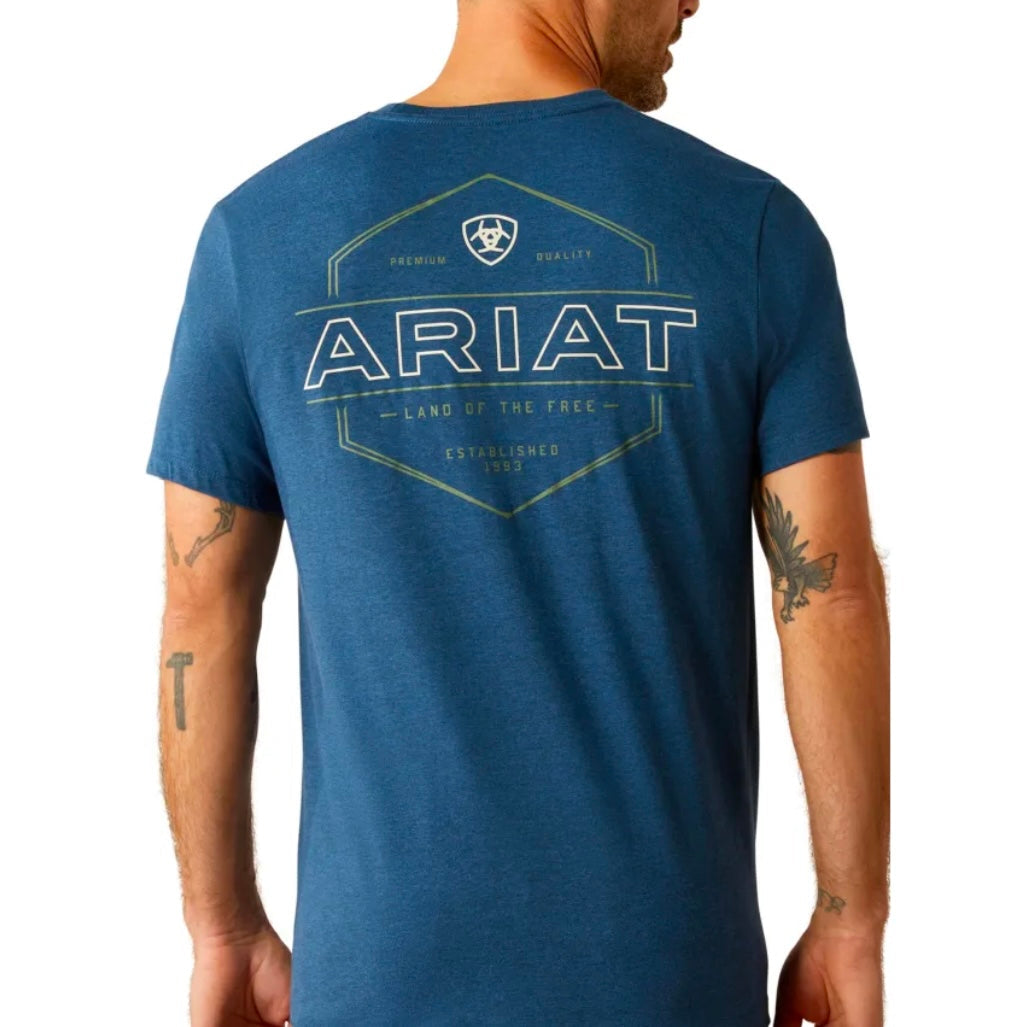 Hex Logo Tee | Ariat Mens