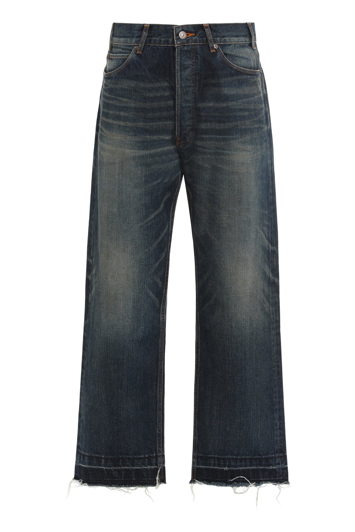 Straight Cut Denim Jeans