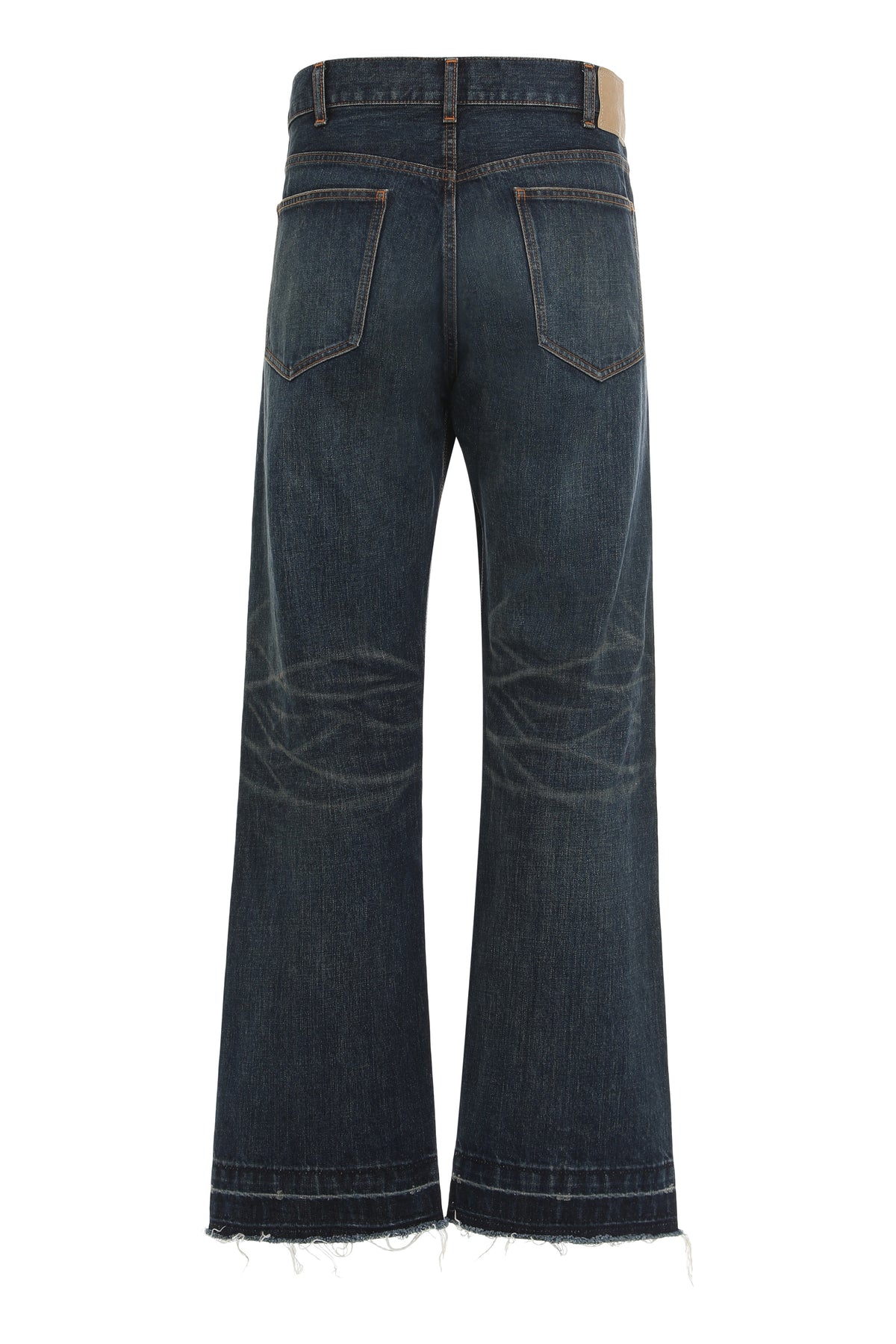 Straight Cut Denim Jeans