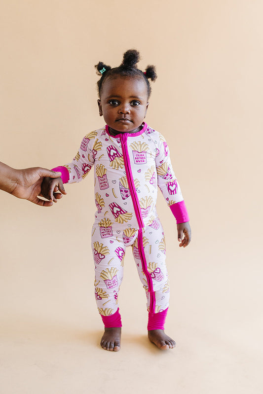 Bamboo Zip Romper | Fries Before Guys