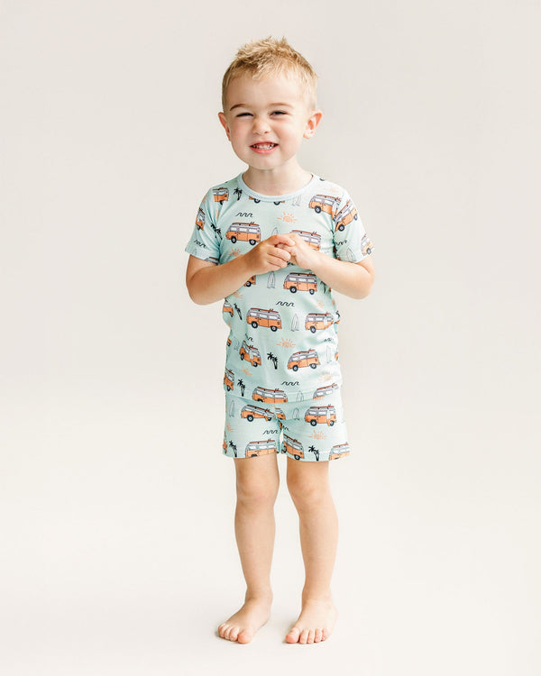 Bamboo Shorts Set | Retro Beach