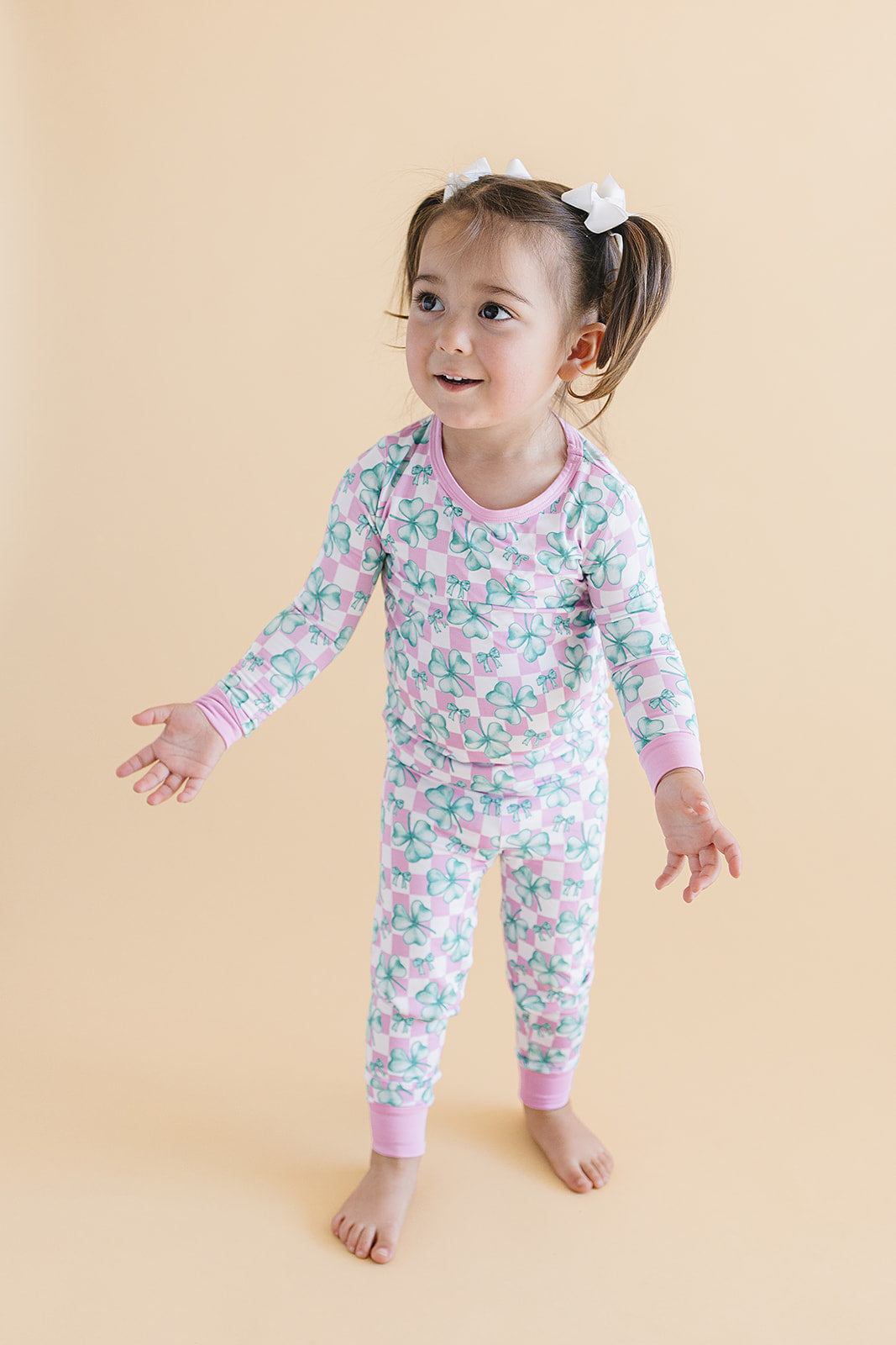 Bamboo Two Piece Set | Shamrock & Bows