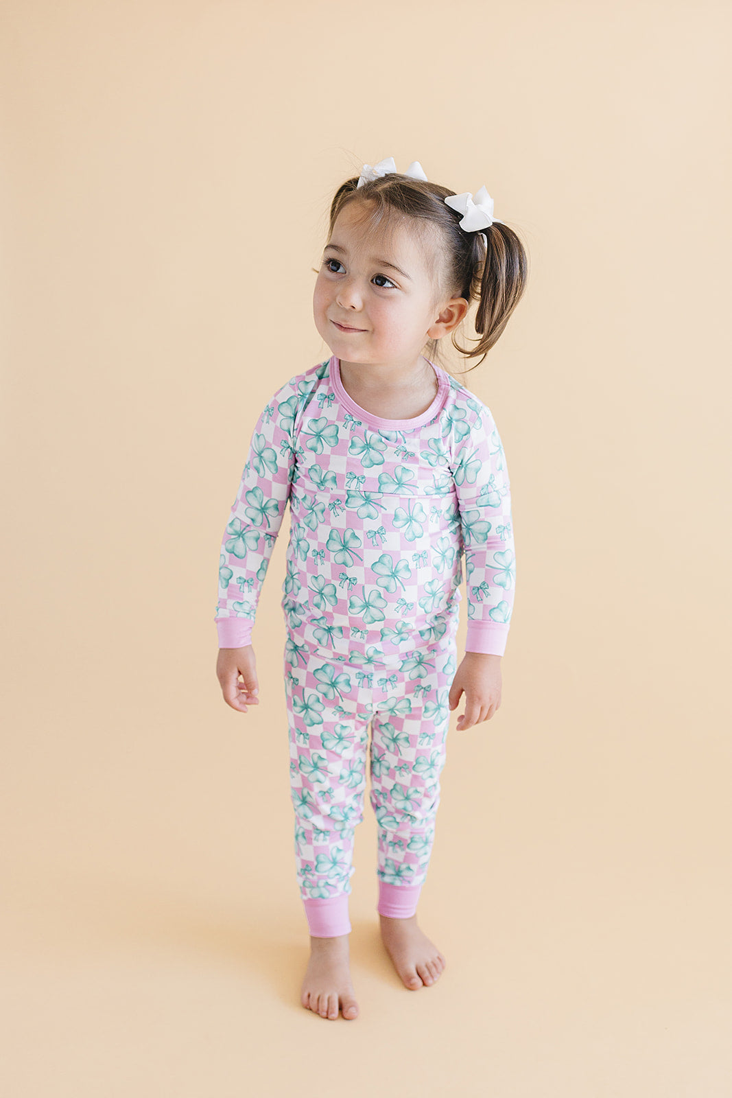 Bamboo Two Piece Set | Shamrock & Bows